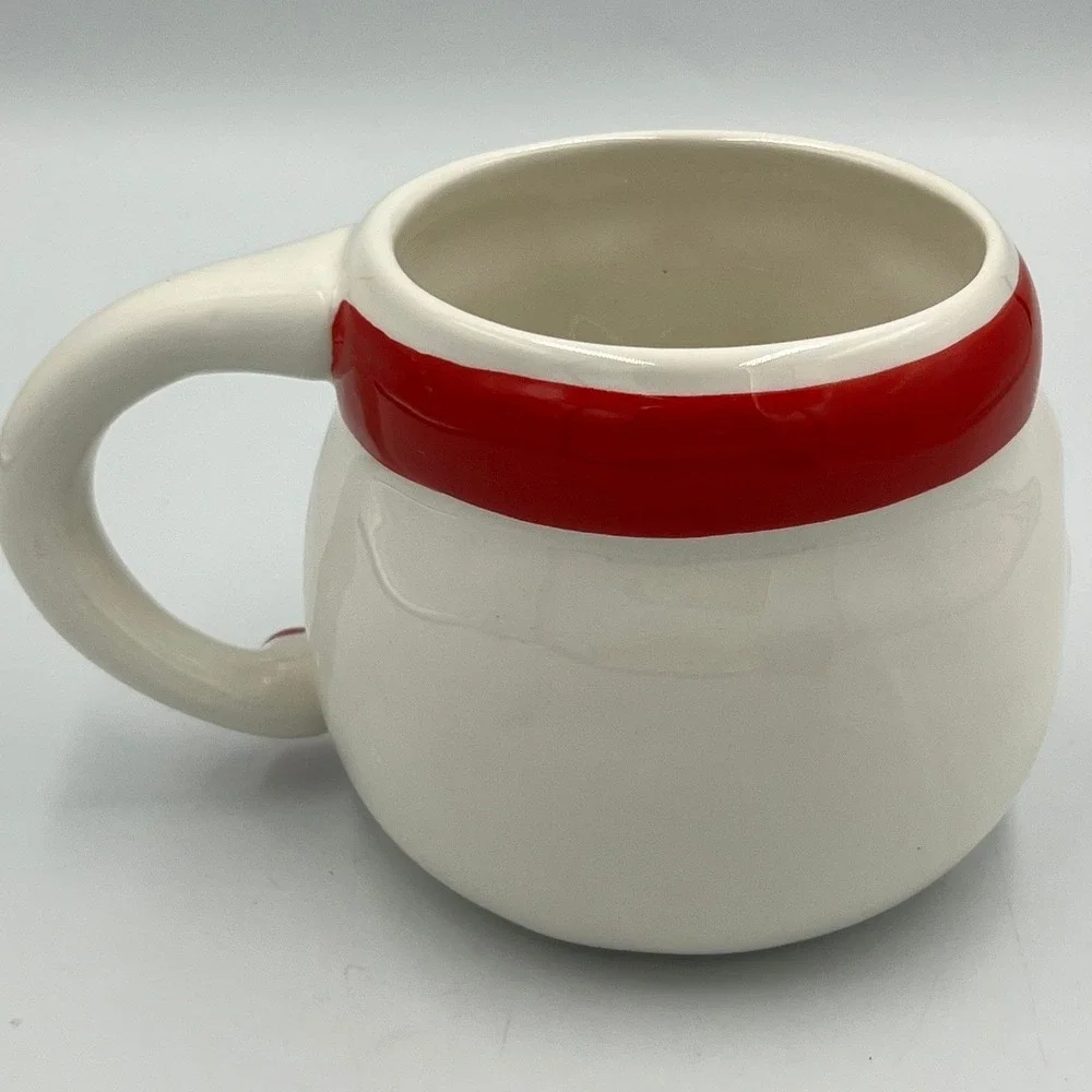 Target Santa Claus Coffee Mug White Excellent 2014 Holiday Figural